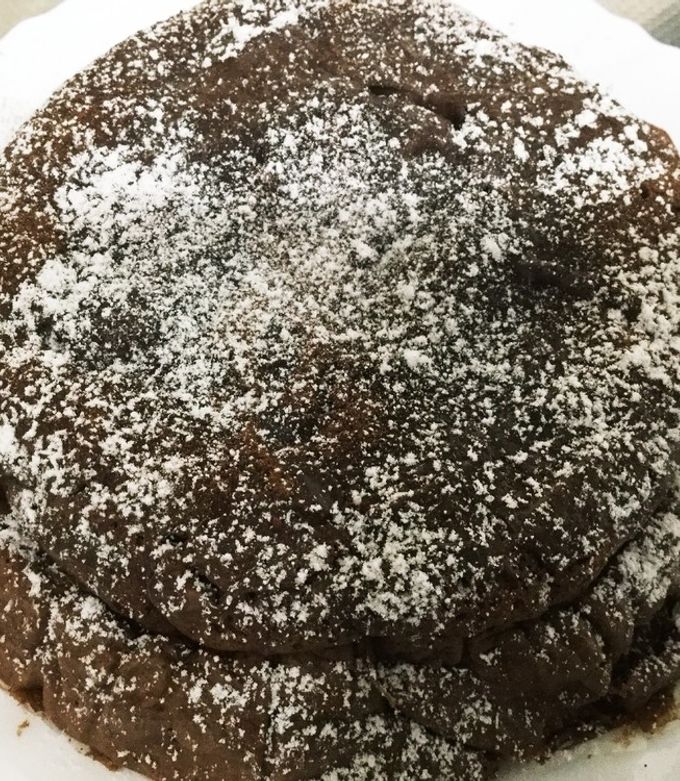 チョコチーズスフレケーキ-レシピのメイン写真