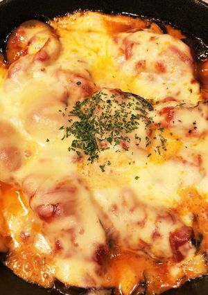 牡蠣のトマチー焼き-レシピのメイン写真