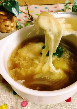チーズがトロリ★ポテトオニオンスープ-レシピのメイン写真