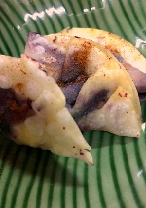 ブルーべリーチーズ揚げ餃子-レシピのメイン写真