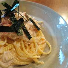 รูปของ 低糖質たらこスパゲティ～麺半量でも満腹