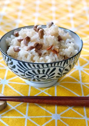 節分の豆で炊き込みご飯☆3歳以下の子も♪-レシピのメイン写真