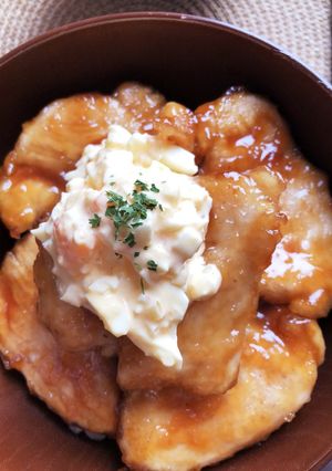 タルタル甘辛チキン丼♩-レシピのメイン写真