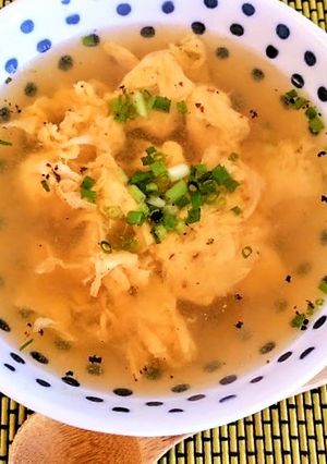 【簡単もう一品】昆布だしのフワたまスープ-レシピのメイン写真