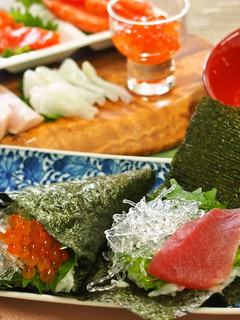 プチプチ手巻き寿司-レシピのメイン写真