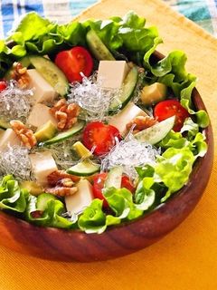 プチプチと豆腐のごちそうサラダ-レシピのメイン写真