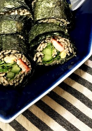 ☆米使わない！ヘルシー蕎麦巻き-レシピのメイン写真