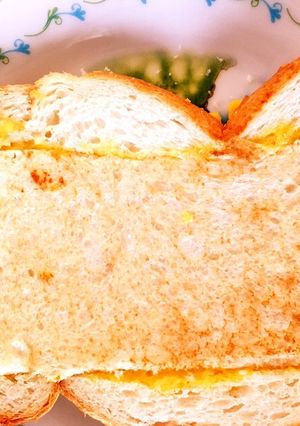 朝食に！フライパンでたまごマヨトースト-レシピのメイン写真