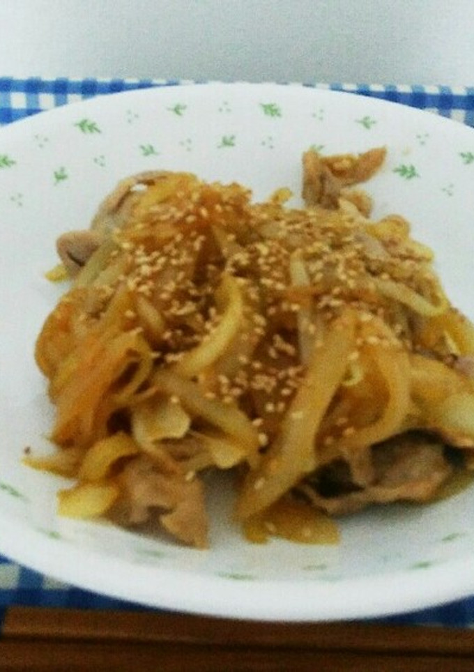 玉葱たっぷり★しょうが焼き★ひとりぶん-レシピのメイン写真
