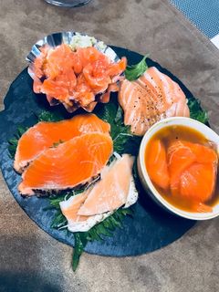 サーモンお刺身の食べ方4種!-レシピのメイン写真