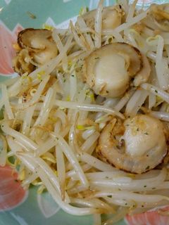 簡単☆ホタテともやしのバター炒め-レシピのメイン写真