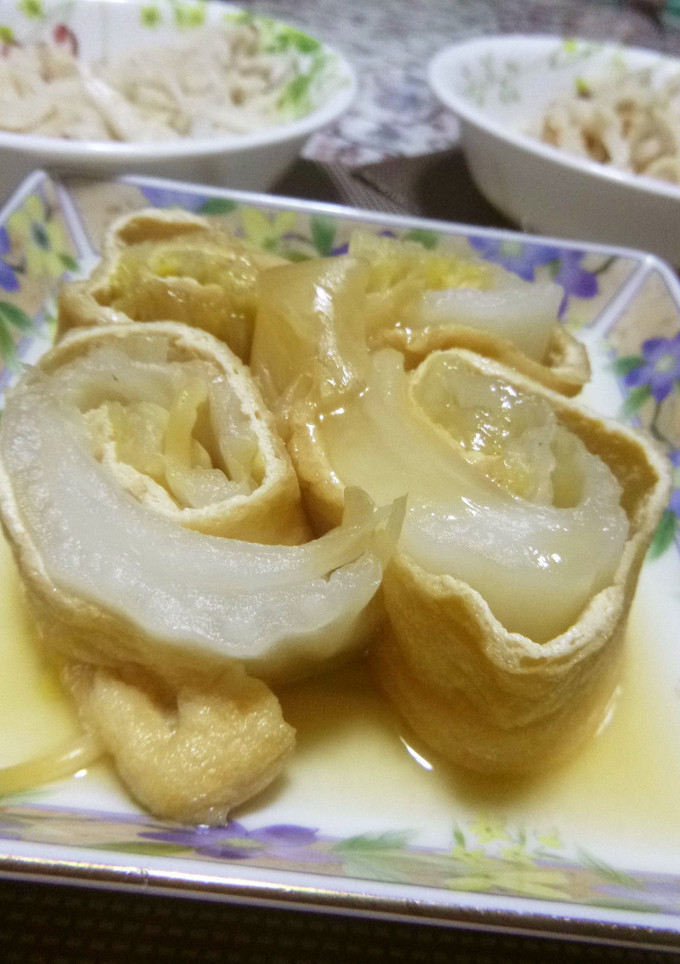 油揚げと白菜のロール煮-レシピのメイン写真