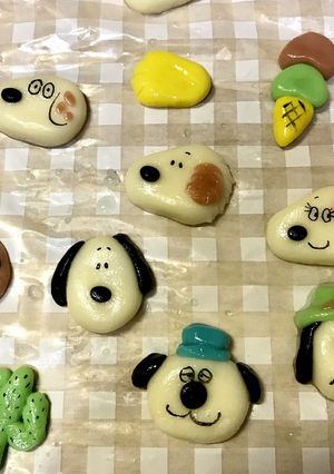 デコ白玉 スヌーピーと兄弟たち-レシピのメイン写真