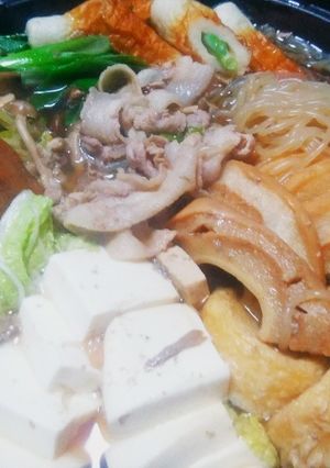 豚すき焼き！変わり種いり♪-レシピのメイン写真