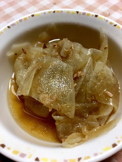 プチ圧力調理パックでスライス大根煮-レシピのメイン写真