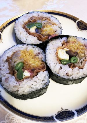 太巻き寿司もちきび入り-レシピのメイン写真