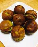 小豆缶で☆抹茶のベビーカステラ