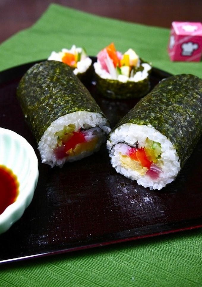 簡単節分！恵方巻き☆海鮮-レシピのメイン写真