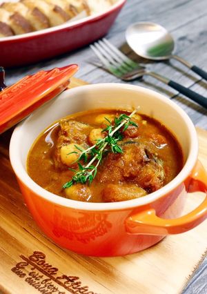 サバ缶とひよこ豆のトマトカレー-レシピのメイン写真