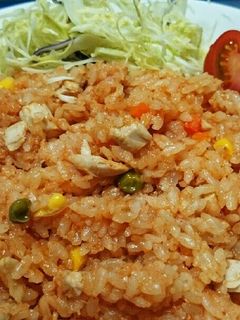 炊飯器で簡単チキンライス!-レシピのメイン写真