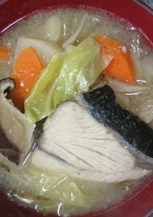 母のおいしい粕汁-レシピのメイン写真