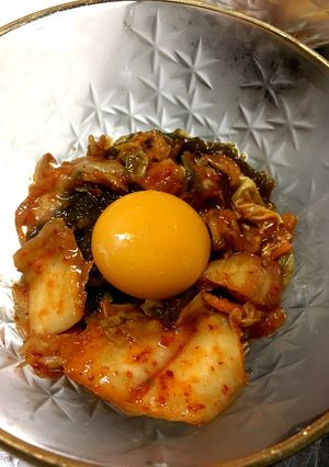 〜ユッケ風〜混ぜるだけもずく-レシピのメイン写真