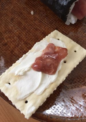 クリームチーズと酒盗の簡単おつまみ-レシピのメイン写真