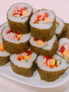 手作りなら安い!恵方巻き。海鮮太巻き。-レシピのメイン写真