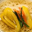 温素麺●千切り野菜をのせたあったか素麺