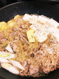 千切りキャベツでバター鍋-レシピのメイン写真