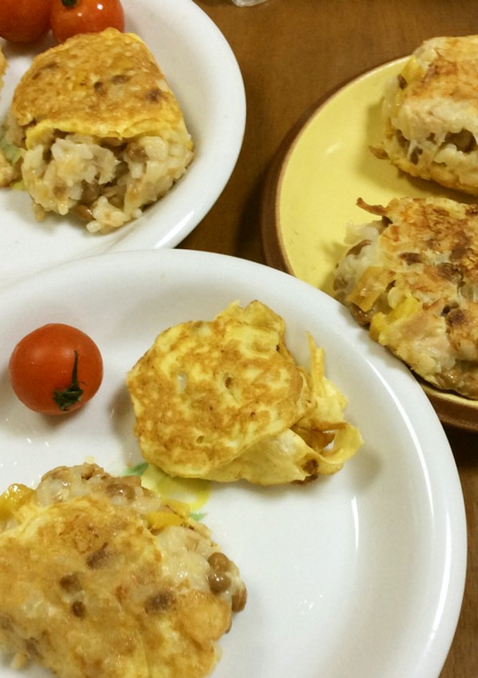 残り物で簡単！ 納豆ごはんのピカタ！-レシピのメイン写真