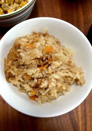 ツナと人参の炊き込みご飯-レシピのメイン写真