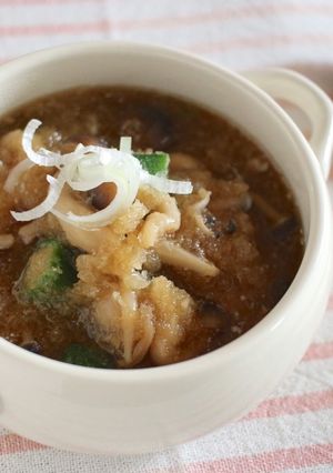 大根大量消費☆キノコとオクラのみぞれ煮-レシピのメイン写真