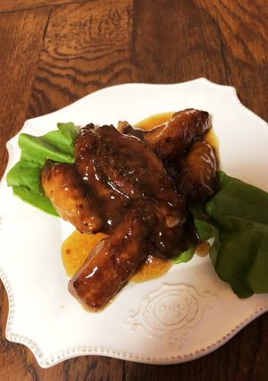 昨日の残りの手羽元からの照り焼きチキン-レシピのメイン写真