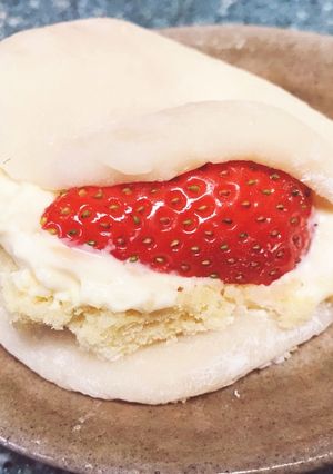 求肥でもちもちショートケーキ-レシピのメイン写真