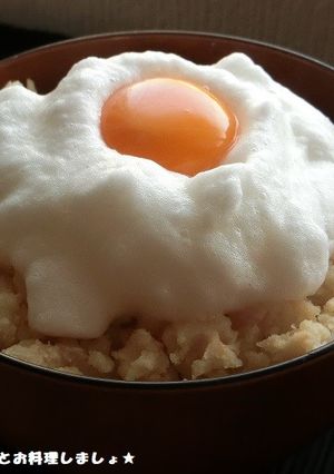 ふわふわメレンゲのじゃが芋おかかTKG-レシピのメイン写真