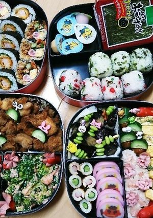 剣道の応援弁当-レシピのメイン写真