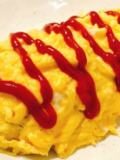 ⭐️5分で出来る簡単ふわとろオムライス!-レシピのメイン写真