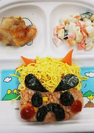節分☆鬼オムライス-レシピのメイン写真