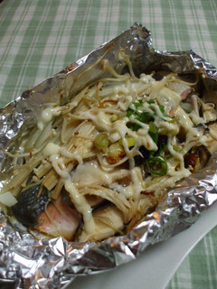 ポンマヨで~♪鮭のホイル焼き-レシピのメイン写真