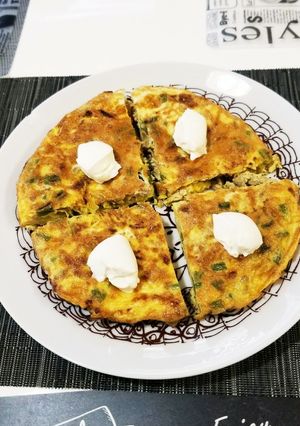 カレーオムレツのクリームチーズ乗せ-レシピのメイン写真