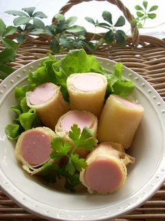 おさかなソーセージのチーズ春巻-レシピのメイン写真