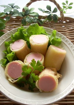 おさかなソーセージのチーズ春巻-レシピのメイン写真
