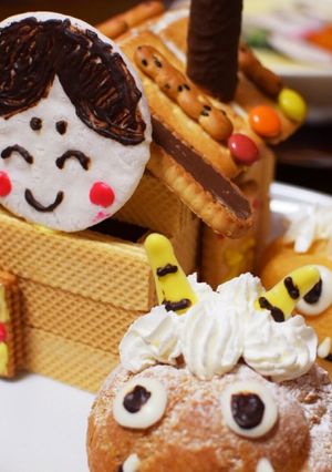 節分☆お菓子の家で『福はうち 鬼は外』-レシピのメイン写真