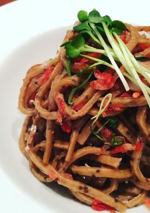 干しエビと豚バラのパスタ-レシピのメイン写真