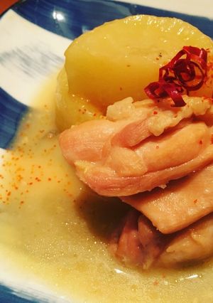 モモと大根の味噌煮-レシピのメイン写真