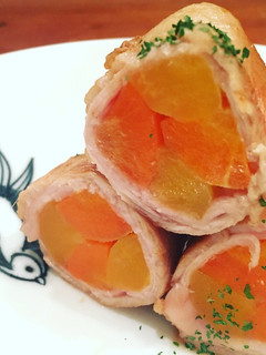 ニンジンのくるくる肉巻き-レシピのメイン写真