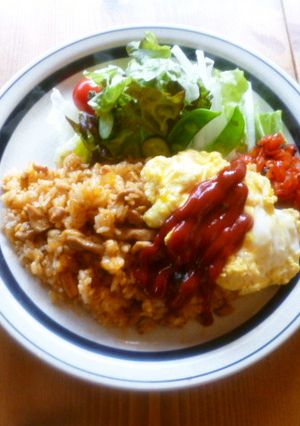おひとり様♡チキンライス♪-レシピのメイン写真