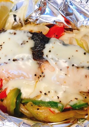 チーズがとろける鮭のホイール焼き-レシピのメイン写真