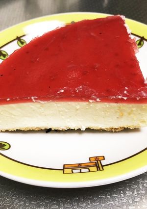 ラズベリーレアチーズケーキ-レシピのメイン写真